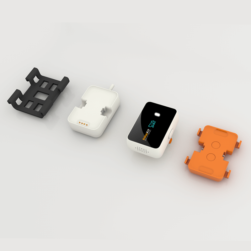 Pawfit 3 GPS tracker with collar attachment accessories